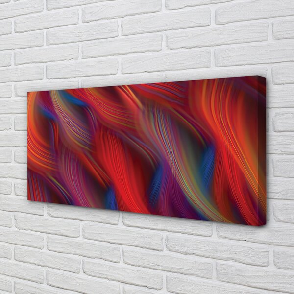 Obraz na plátne Farebné pruhy fraktály 100x50 cm
