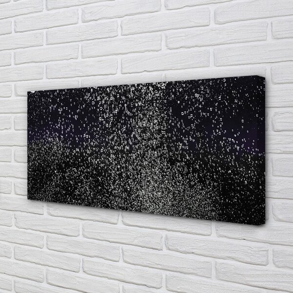 Obraz canvas Kvapky vody bubliny 100x50 cm