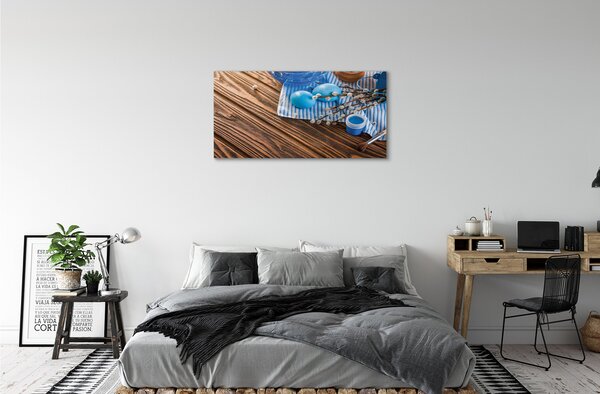 Obraz na plátne Vaječné riediteľné náterové hmoty dosky 100x50 cm