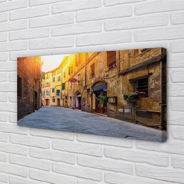 Obraz na plátne Italy Street budovy 100x50 cm