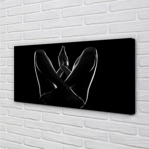 Obraz canvas Nohy a ruky 100x50 cm