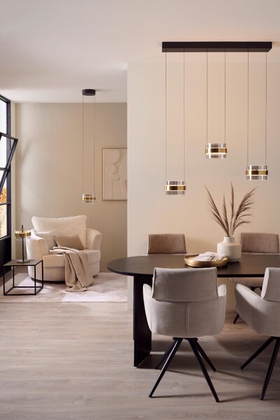 ZÁVESNÉ LED SVIETIDLO, 105/21,5/200 cm - Interiérové svietidlá