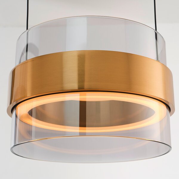 ZÁVESNÉ LED SVIETIDLO, 105/21,5/200 cm - Interiérové svietidlá