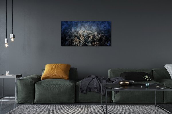 Obraz canvas Hands modré svetlo 100x50 cm