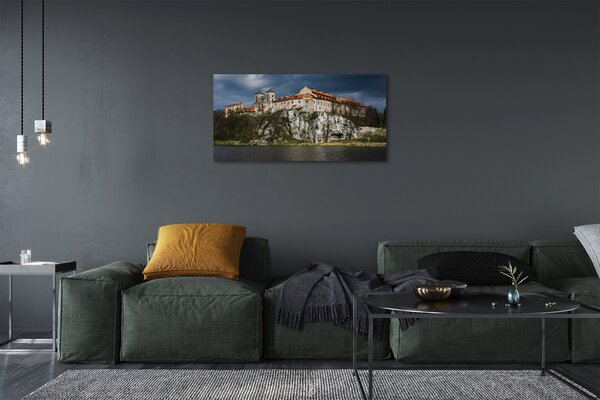 Obraz na plátne Krakow castle River 100x50 cm