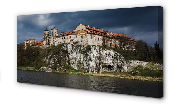 Obraz na plátne Krakow castle River 100x50 cm