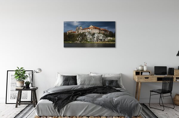 Obraz na plátne Krakow castle River 100x50 cm
