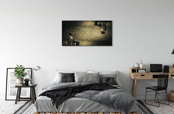 Obraz na plátne zrkadlový odraz 100x50 cm