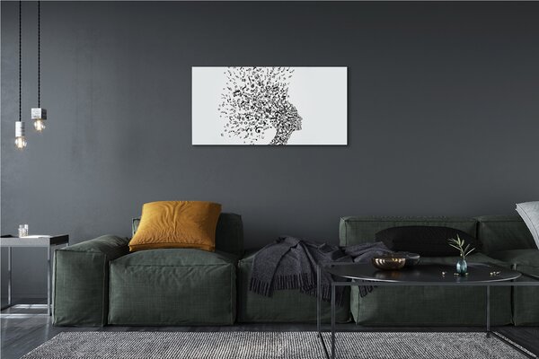 Obraz canvas poznámky hlavy 100x50 cm