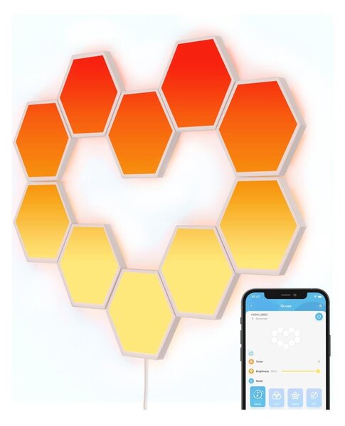 Govee LED RGB stmievateľný panel 36W 230V Wi-Fi