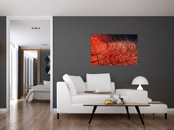 Obraz - Basketbalová lopta (90x60 cm)