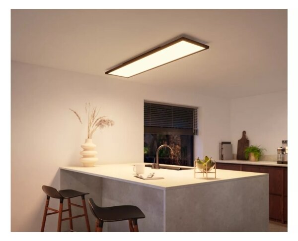 Philips Hue AURELLE LED stmievateľné stropné svietidlo 39W 120x30 cm čierne