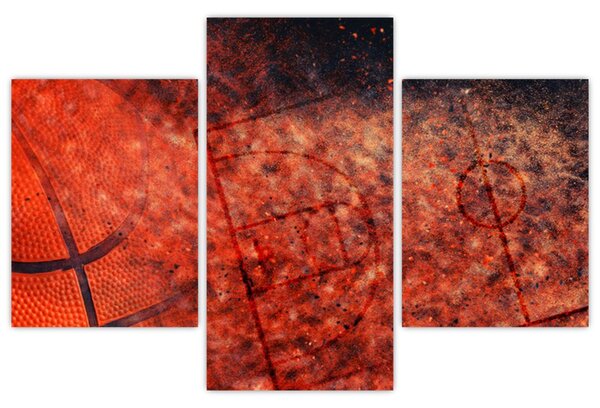 Obraz - Basketbalová lopta (90x60 cm)