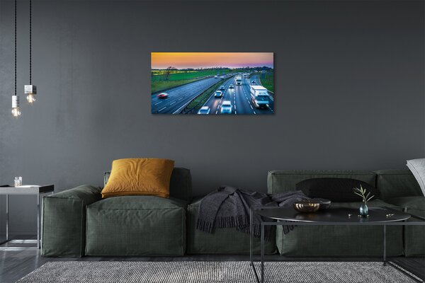 Obraz canvas Car cesty neba 100x50 cm