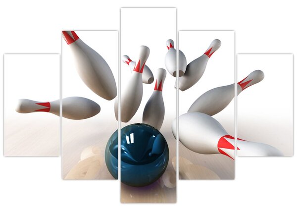 Obraz - Bowling (150x105 cm)