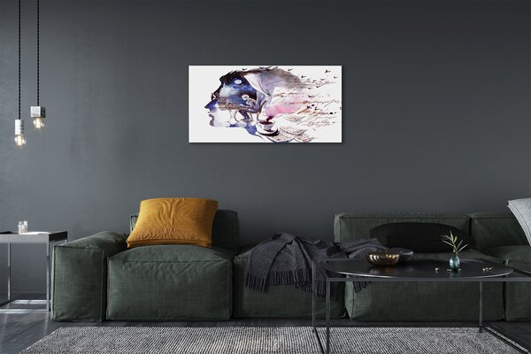 Obraz canvas Obraz tvár človeka 100x50 cm