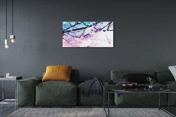 Obraz canvas Strom palice neba 100x50 cm