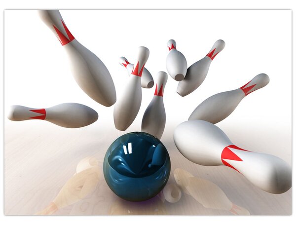 Obraz - Bowling (70x50 cm)