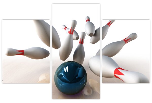Obraz - Bowling (90x60 cm)