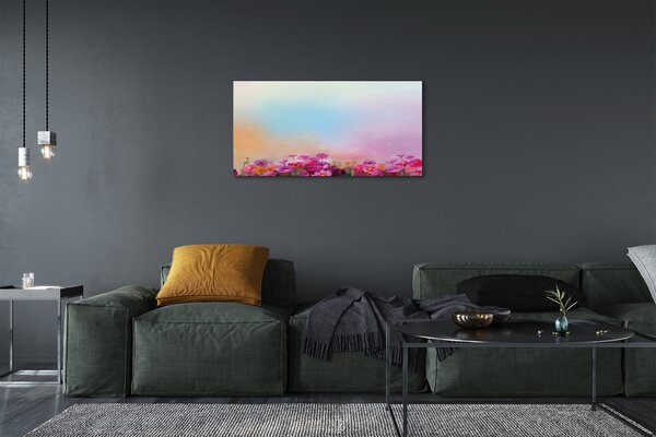 Obraz canvas kvety neba 100x50 cm