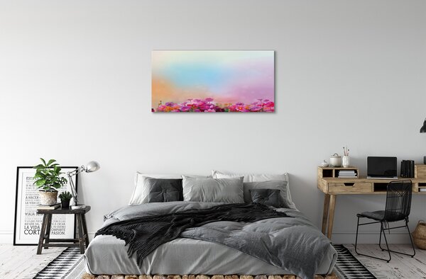 Obraz canvas kvety neba 100x50 cm