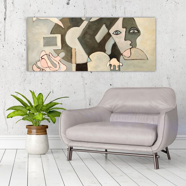 Obraz - Kubizmus (120x50 cm)