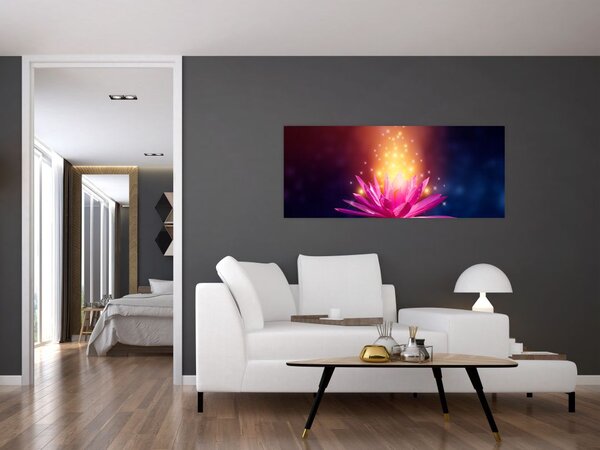 Obraz lekna na vode (120x50 cm)