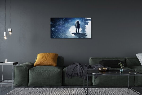 Obraz canvas Mesto mechanizmy forma 100x50 cm