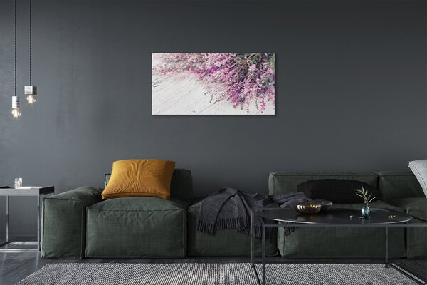 Obraz canvas kvety dosky 100x50 cm
