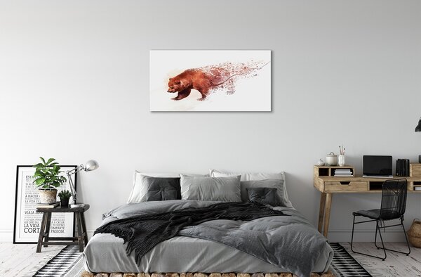 Obraz canvas medveď 100x50 cm