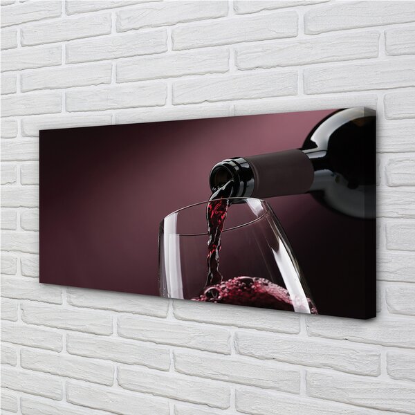 Obraz canvas Maroon biele víno 100x50 cm