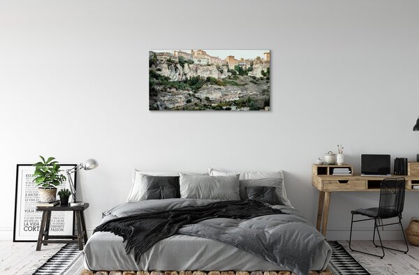 Obraz na plátne Španielsko Obec stromy 100x50 cm