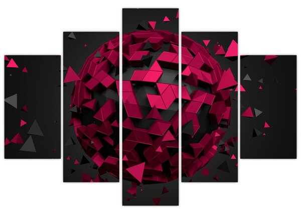 Obraz 3D abstrakcie (150x105 cm)
