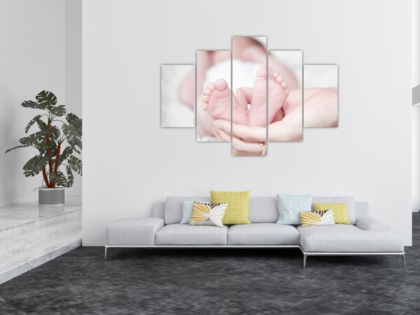Obraz detských nožičiek (150x105 cm)