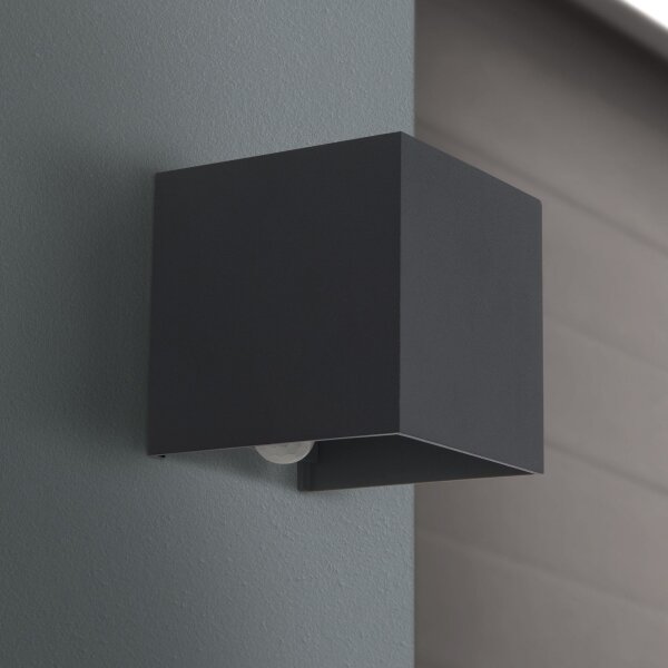 Orion AL 11-1314 - LED vonkajšie nástenné svietidlo s čidlom CUBE-S LED/13W/230V
