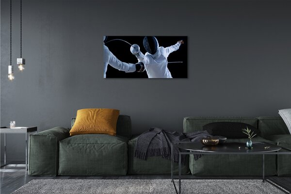 Obraz canvas Ľudia v bielych šatách 100x50 cm