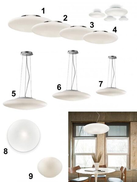 Stolná lampa Ideal lux Smarties 032078 - biela