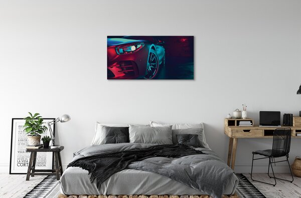 Obraz canvas Automatické rozsvietenie svetiel 100x50 cm