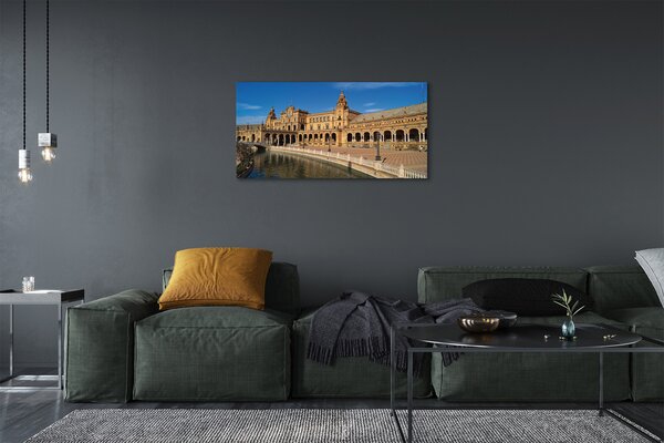 Obraz na plátne Spain Old Market City 100x50 cm