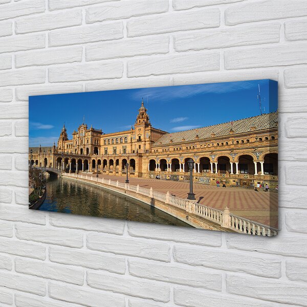 Obraz na plátne Spain Old Market City 100x50 cm