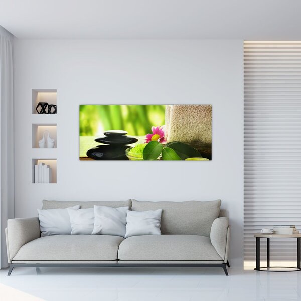 Obraz masážnych pomôcok (120x50 cm)