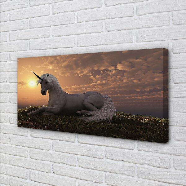 Obraz na plátne Unicorn horské slnko 100x50 cm