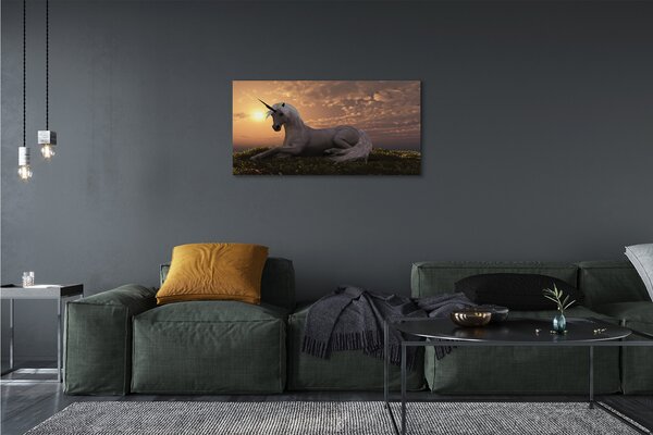 Obraz na plátne Unicorn horské slnko 100x50 cm