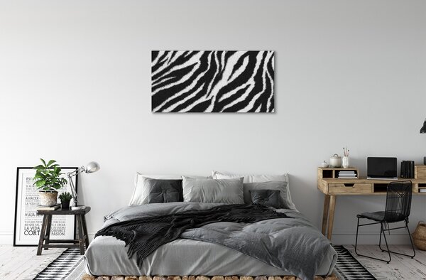 Obraz na plátne zebra fur 100x50 cm