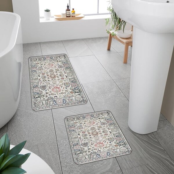 Sivé kúpeľňové predložky v súprave 2 ks 60x100 cm – Mila Home