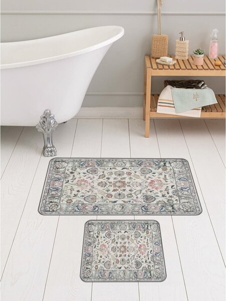Sivé kúpeľňové predložky v súprave 2 ks 60x100 cm – Mila Home