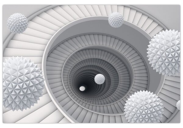 Obraz 3D abstrakcie (90x60 cm)