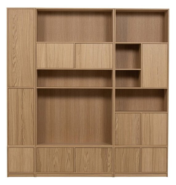 Modulárny TV stolík v dekore duba v prírodnej farbe 77x44 cm Modulair – vtwonen