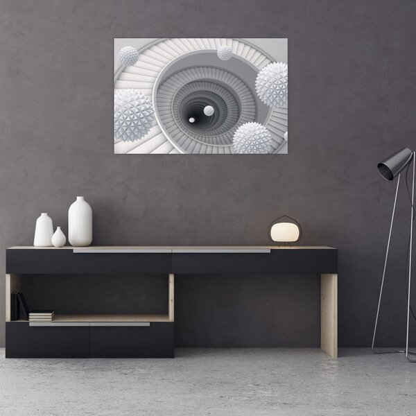 Obraz 3D abstrakcie (90x60 cm)