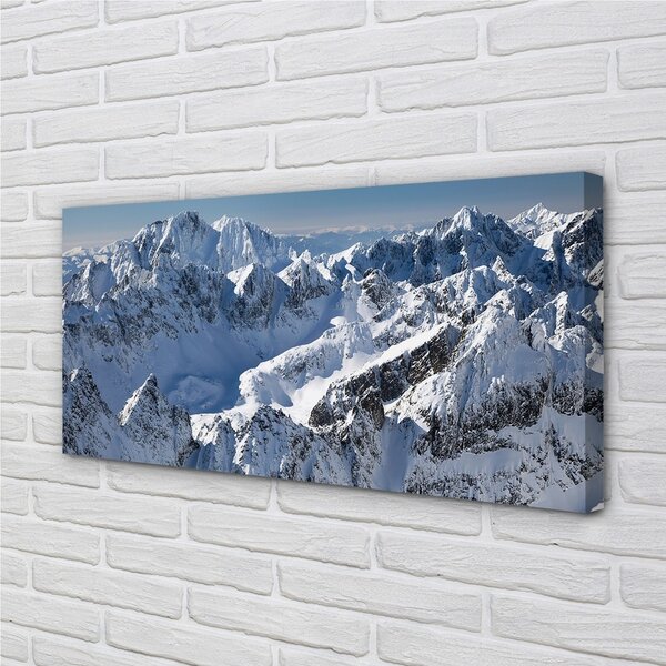 Obraz canvas horské zimné 100x50 cm